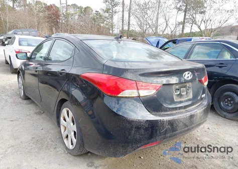 2013 Hyundai Elantra Limited from USA, damaged, VIN KMHDH4AE4DU999907